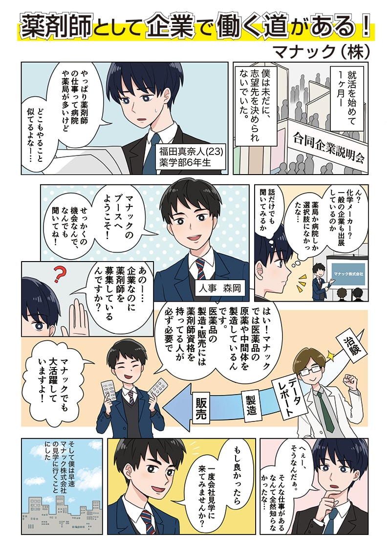 マナックでの働き方をマンガで解説!!