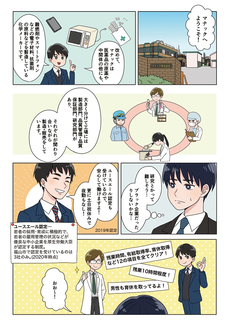 マナックでの働き方をマンガで解説!!